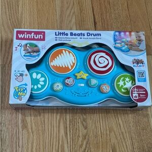 Little Beats Drum Toy - Blue and Red